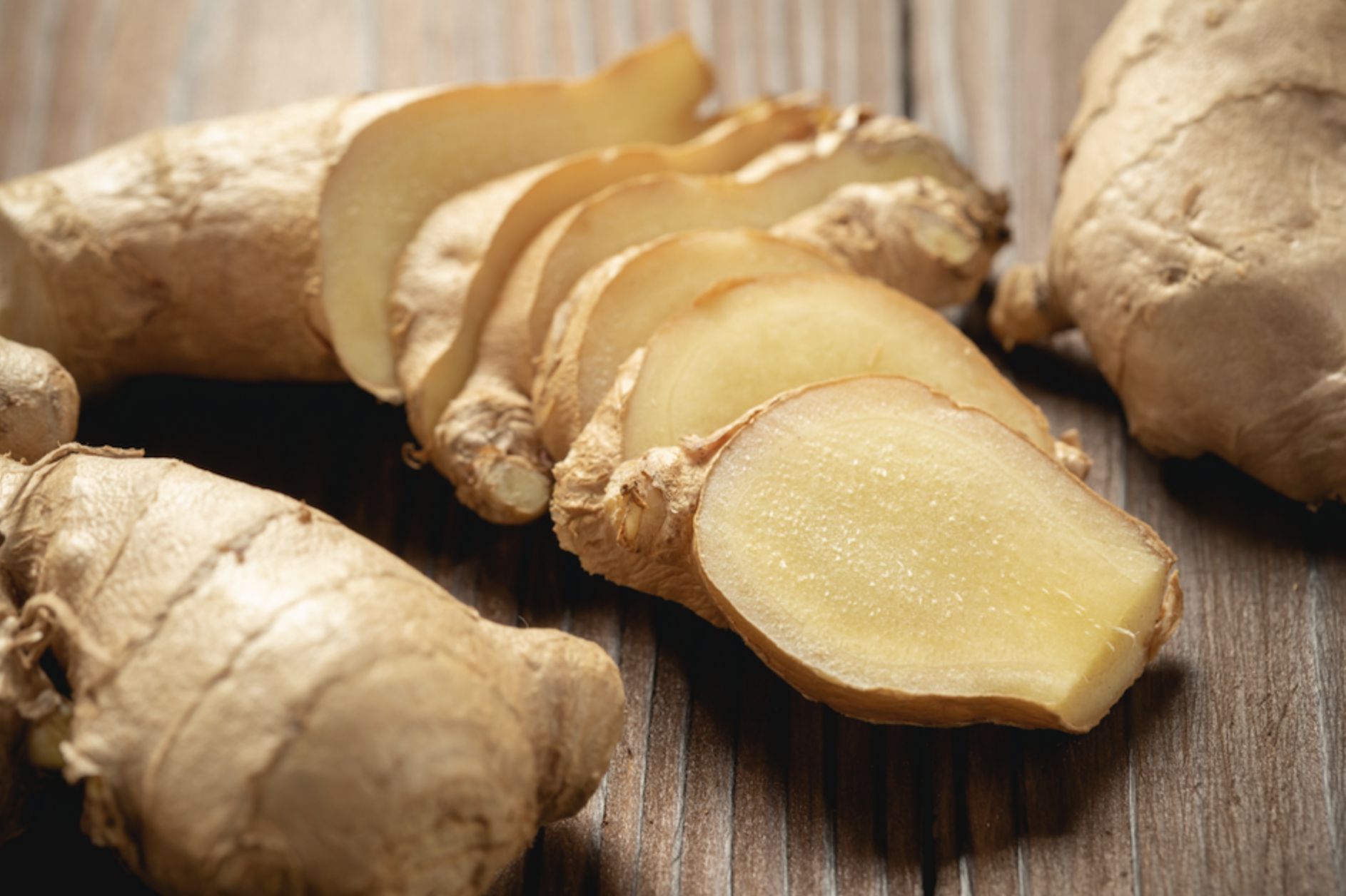 Ginger rhizomes